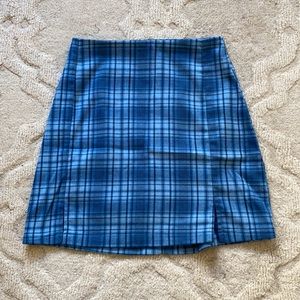 Plaid Mini Skirt